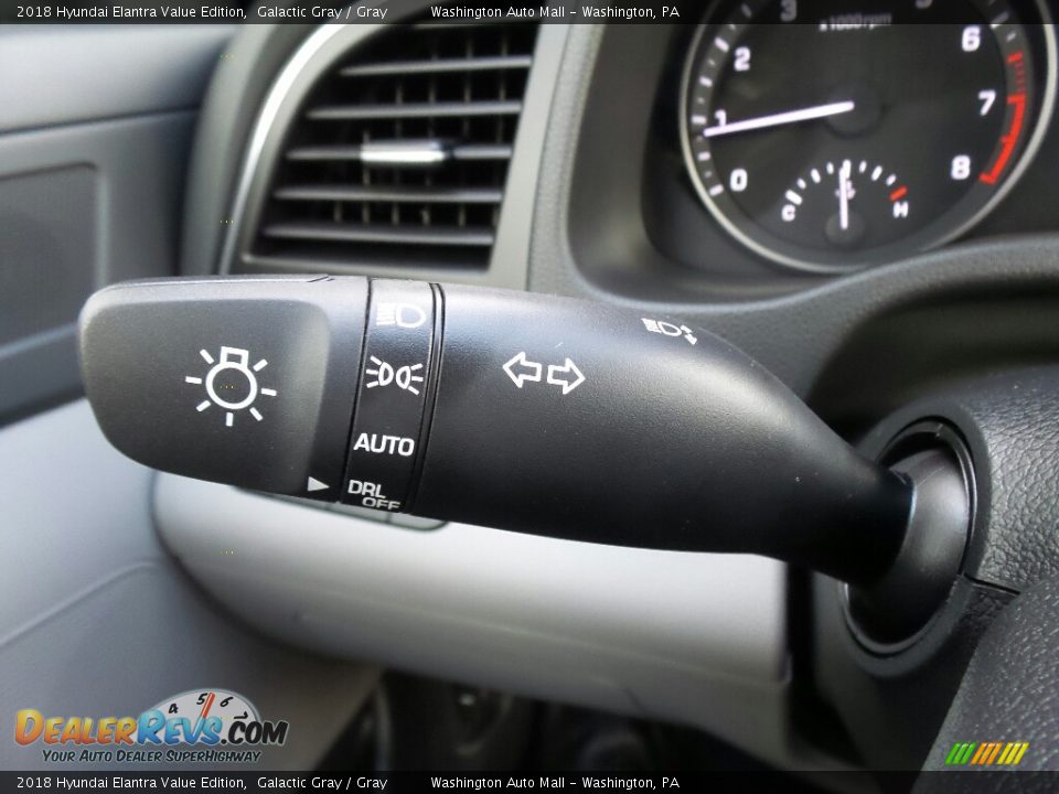 2018 Hyundai Elantra Value Edition Galactic Gray / Gray Photo #21