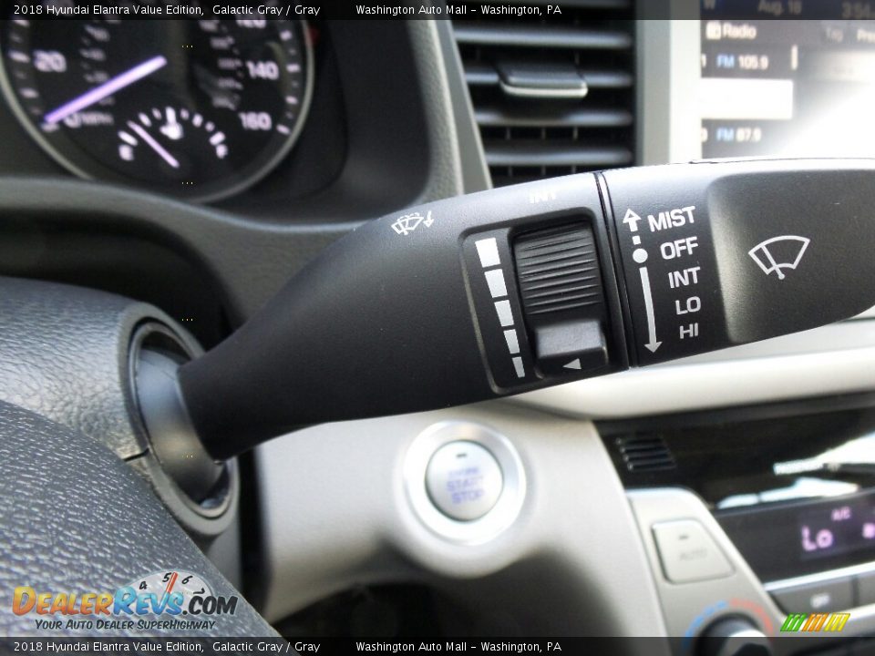 2018 Hyundai Elantra Value Edition Galactic Gray / Gray Photo #23