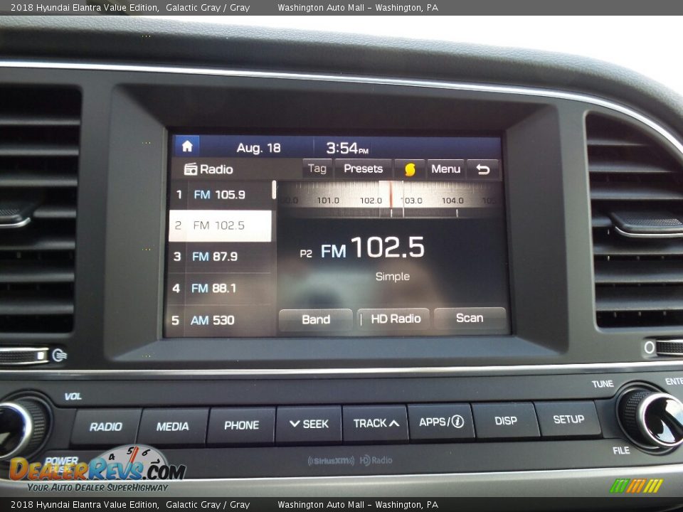 2018 Hyundai Elantra Value Edition Galactic Gray / Gray Photo #24