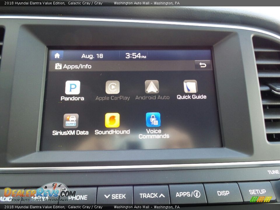 2018 Hyundai Elantra Value Edition Galactic Gray / Gray Photo #25
