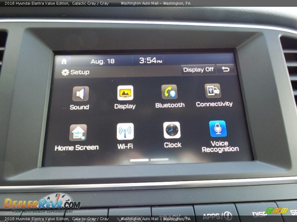 2018 Hyundai Elantra Value Edition Galactic Gray / Gray Photo #26