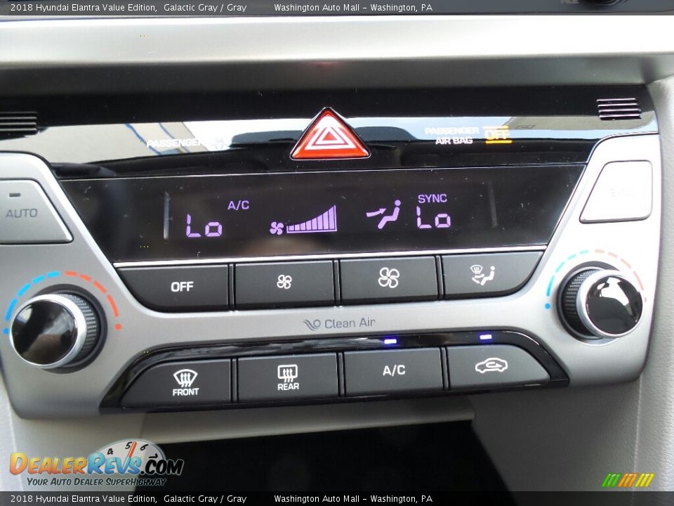 2018 Hyundai Elantra Value Edition Galactic Gray / Gray Photo #27