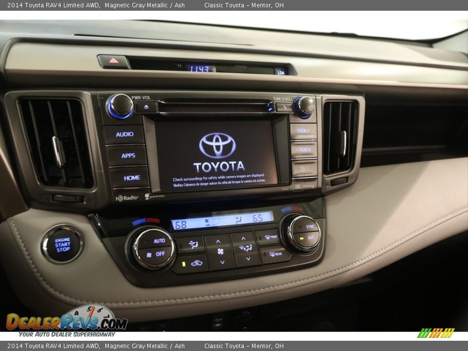 2014 Toyota RAV4 Limited AWD Magnetic Gray Metallic / Ash Photo #9