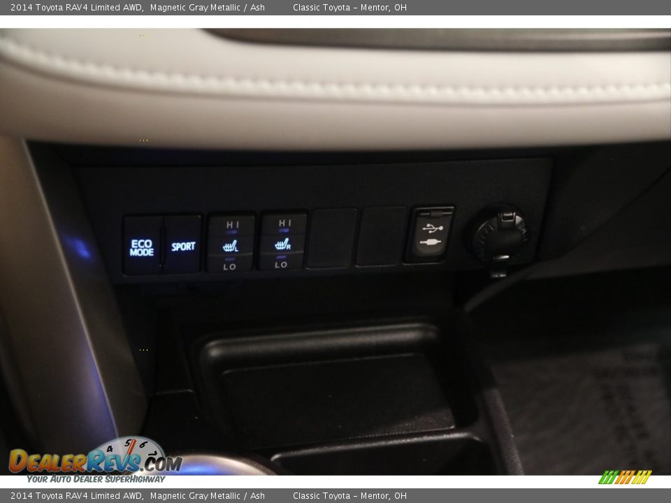 2014 Toyota RAV4 Limited AWD Magnetic Gray Metallic / Ash Photo #10