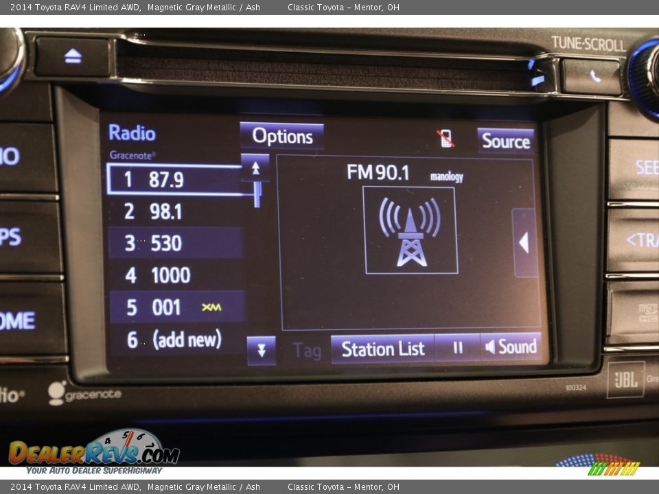 2014 Toyota RAV4 Limited AWD Magnetic Gray Metallic / Ash Photo #14