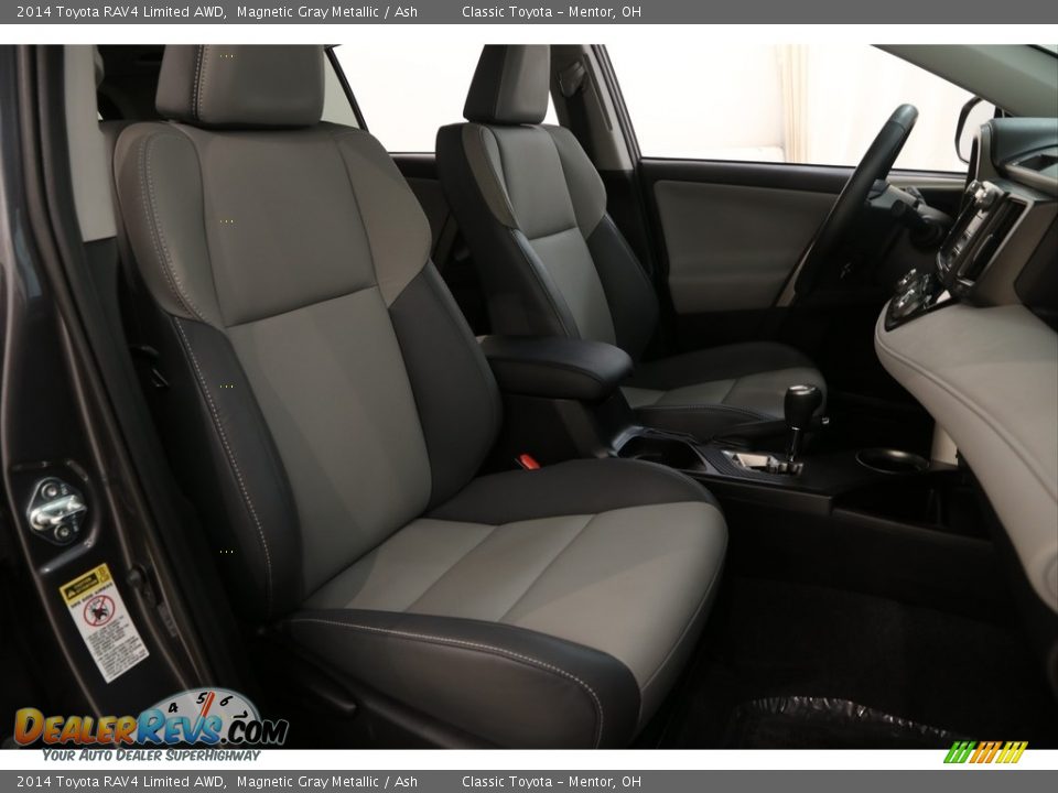 2014 Toyota RAV4 Limited AWD Magnetic Gray Metallic / Ash Photo #16