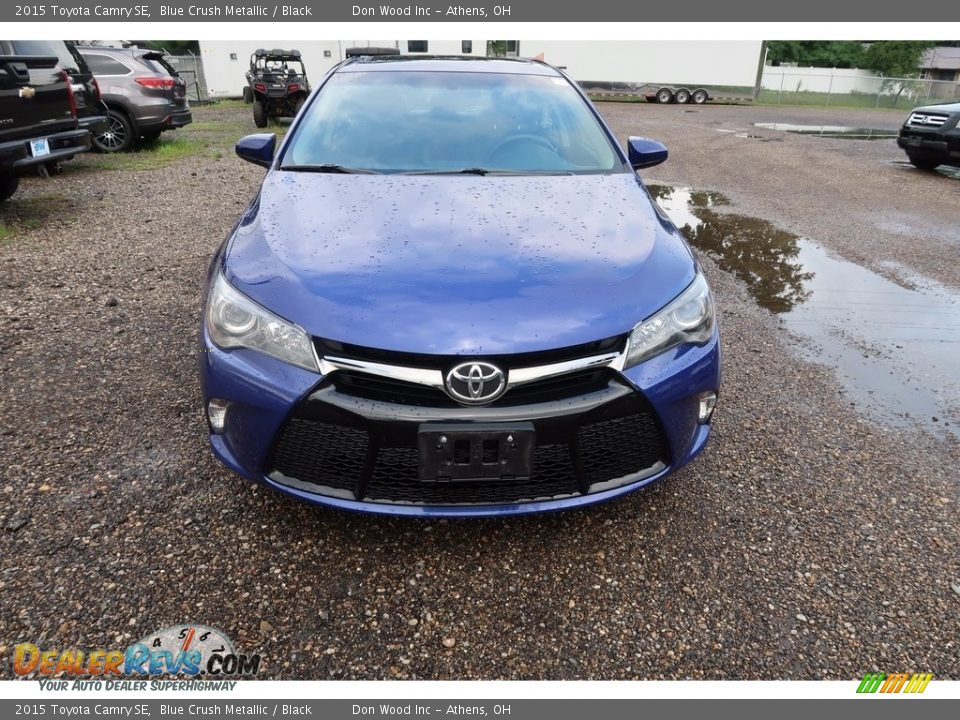 2015 Toyota Camry SE Blue Crush Metallic / Black Photo #2