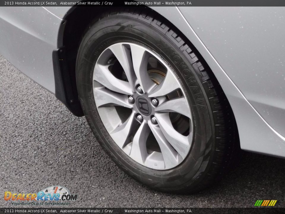 2013 Honda Accord LX Sedan Alabaster Silver Metallic / Gray Photo #3