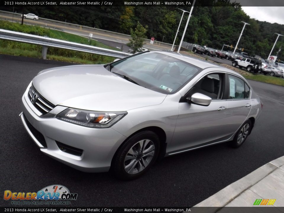 2013 Honda Accord LX Sedan Alabaster Silver Metallic / Gray Photo #5