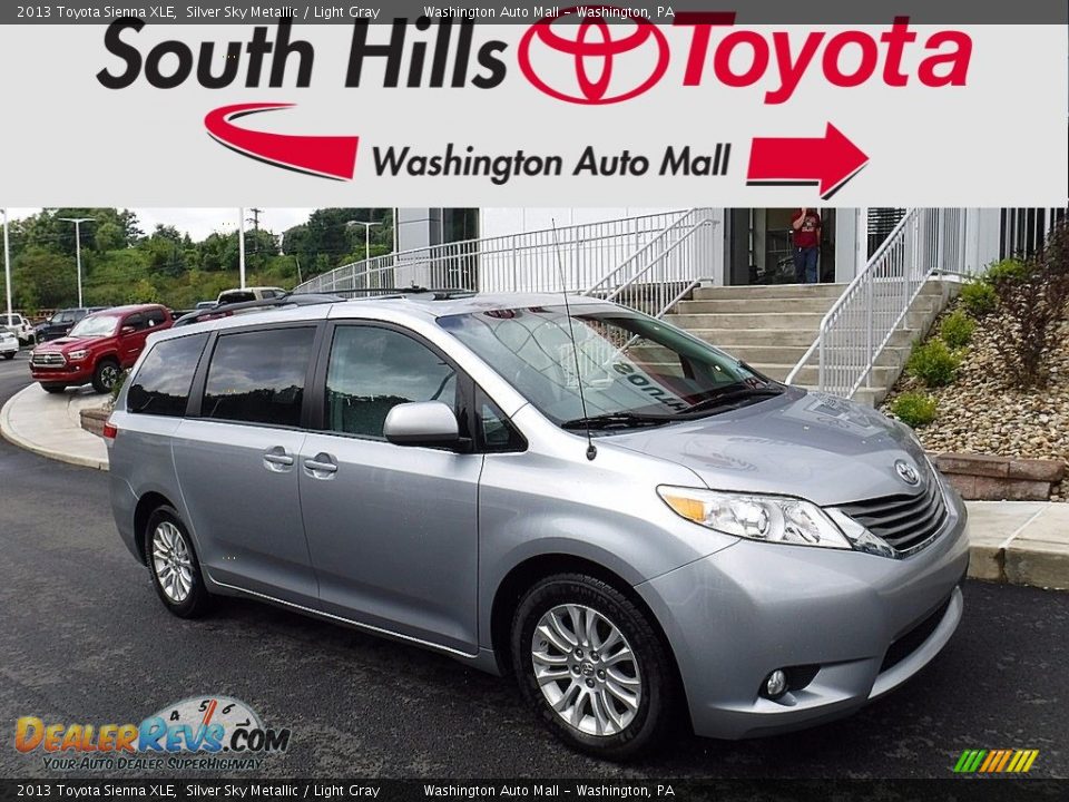 2013 Toyota Sienna XLE Silver Sky Metallic / Light Gray Photo #1
