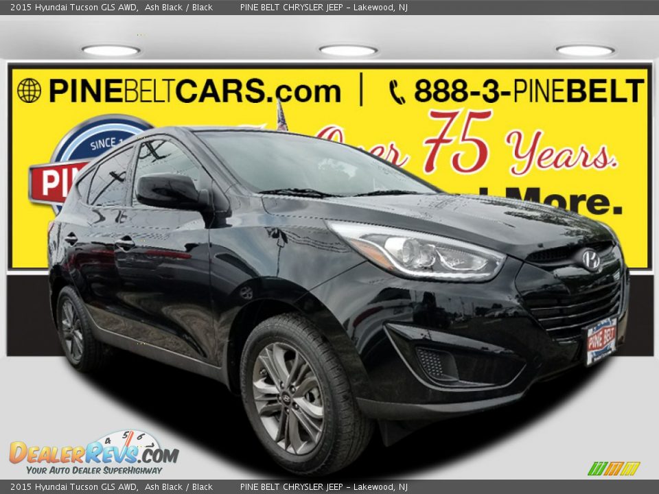 2015 Hyundai Tucson GLS AWD Ash Black / Black Photo #1