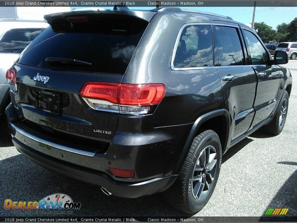 2018 Jeep Grand Cherokee Limited 4x4 Granite Crystal Metallic / Black Photo #2