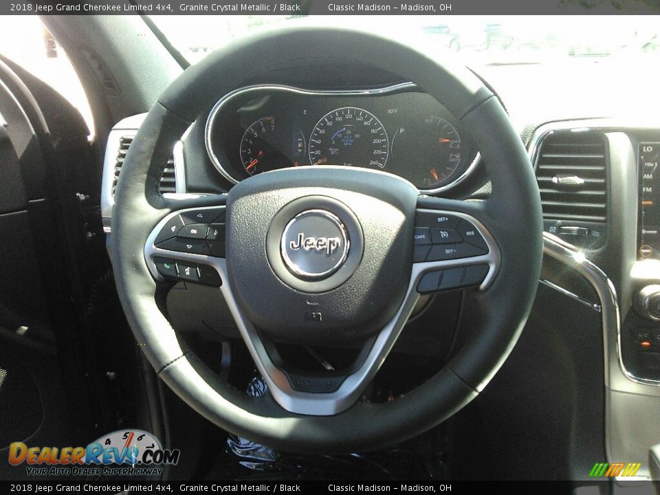 2018 Jeep Grand Cherokee Limited 4x4 Granite Crystal Metallic / Black Photo #7