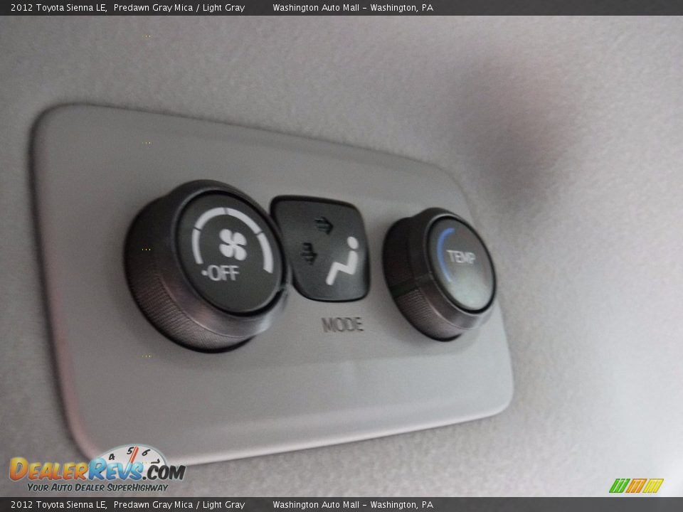 2012 Toyota Sienna LE Predawn Gray Mica / Light Gray Photo #21