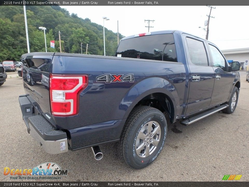 2018 Ford F150 XLT SuperCrew 4x4 Blue Jeans / Earth Gray Photo #2