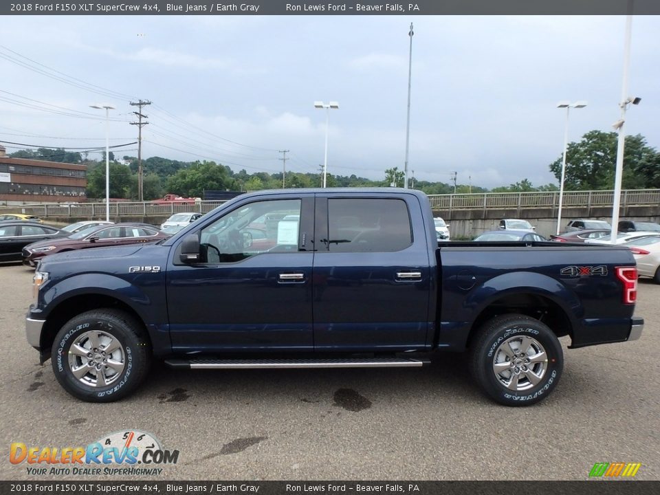 Blue Jeans 2018 Ford F150 XLT SuperCrew 4x4 Photo #5