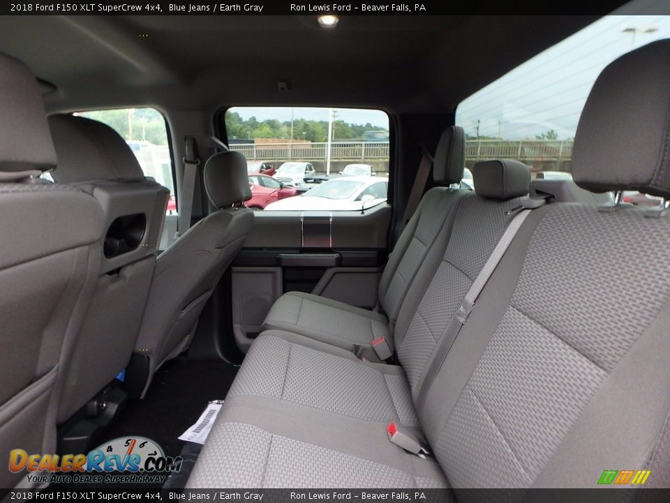 Rear Seat of 2018 Ford F150 XLT SuperCrew 4x4 Photo #11