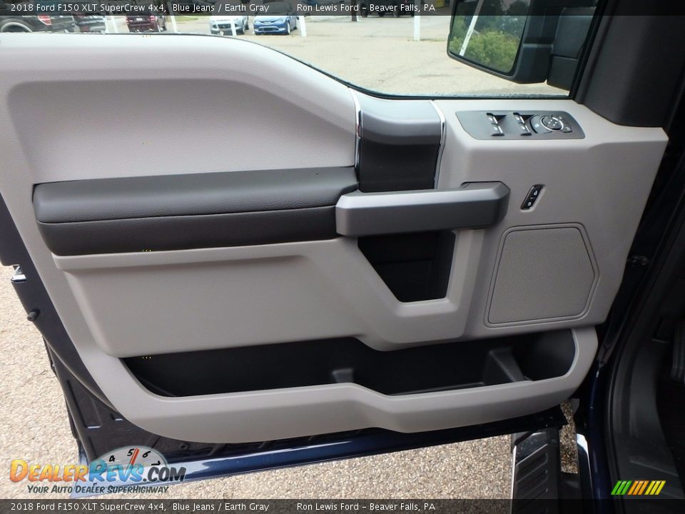 2018 Ford F150 XLT SuperCrew 4x4 Blue Jeans / Earth Gray Photo #13