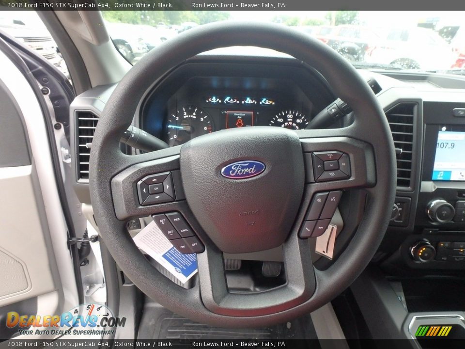 2018 Ford F150 STX SuperCab 4x4 Steering Wheel Photo #16