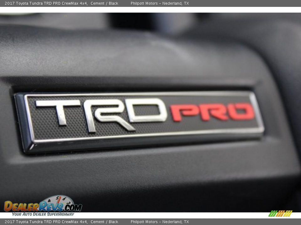 2017 Toyota Tundra TRD PRO CrewMax 4x4 Cement / Black Photo #23