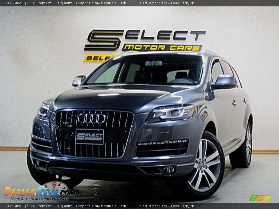 2015 Audi Q7 3.0 Premium Plus quattro Graphite Gray Metallic / Black Photo #1
