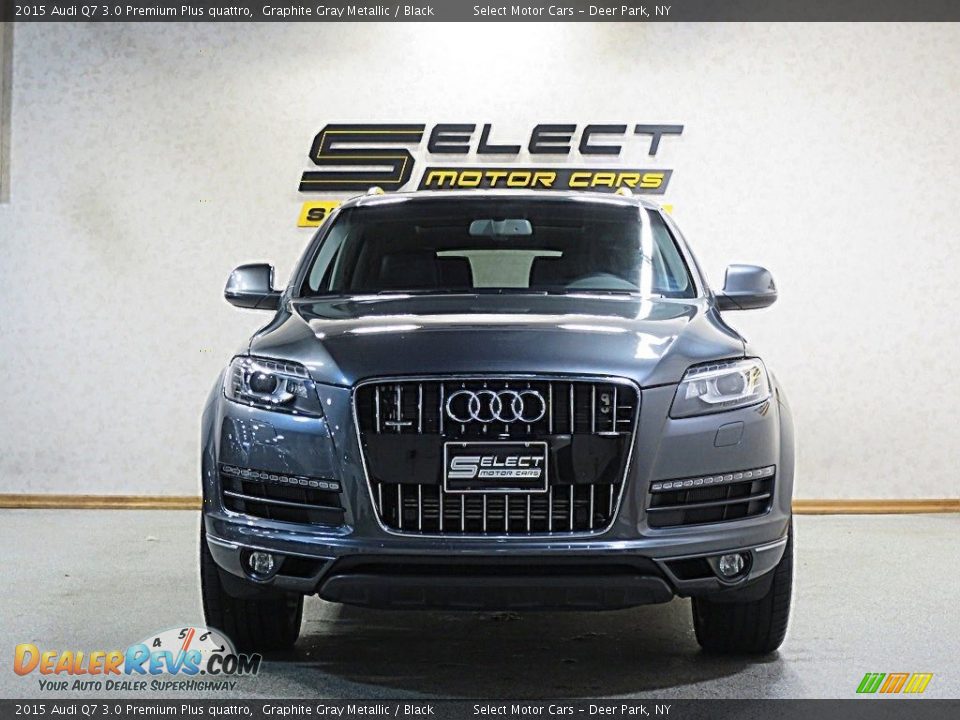 2015 Audi Q7 3.0 Premium Plus quattro Graphite Gray Metallic / Black Photo #3