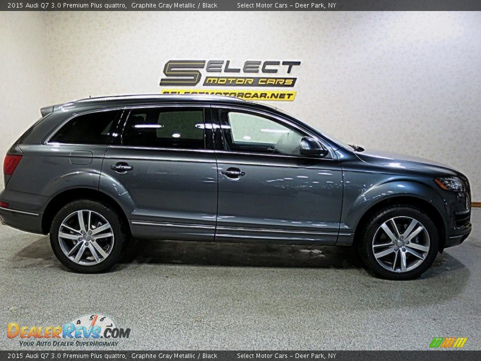 2015 Audi Q7 3.0 Premium Plus quattro Graphite Gray Metallic / Black Photo #5