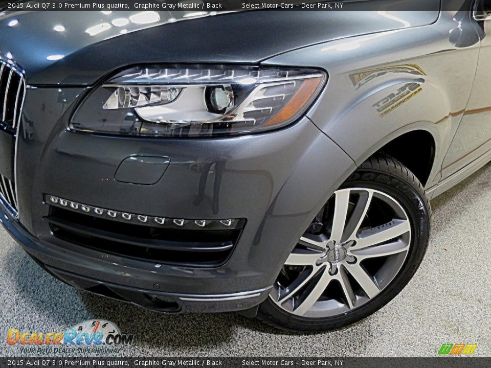2015 Audi Q7 3.0 Premium Plus quattro Graphite Gray Metallic / Black Photo #8