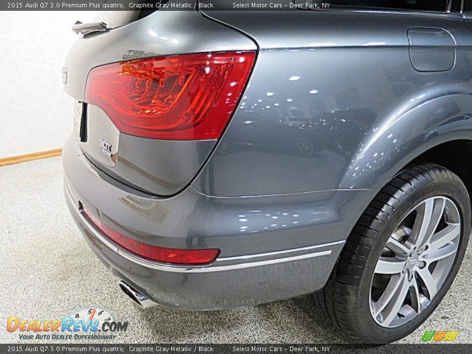2015 Audi Q7 3.0 Premium Plus quattro Graphite Gray Metallic / Black Photo #11