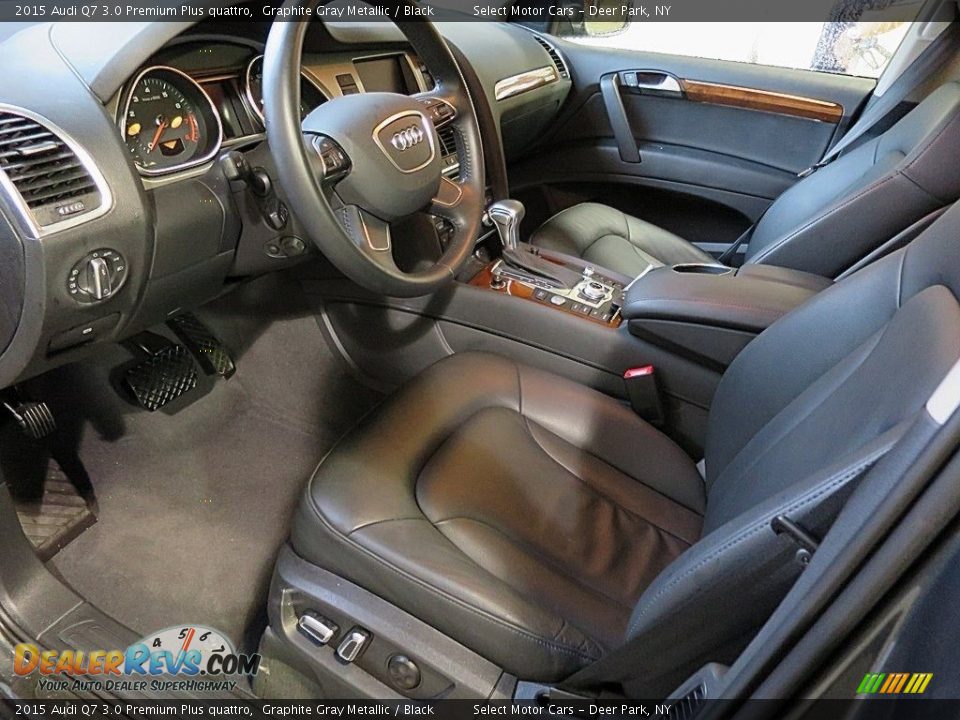 2015 Audi Q7 3.0 Premium Plus quattro Graphite Gray Metallic / Black Photo #13