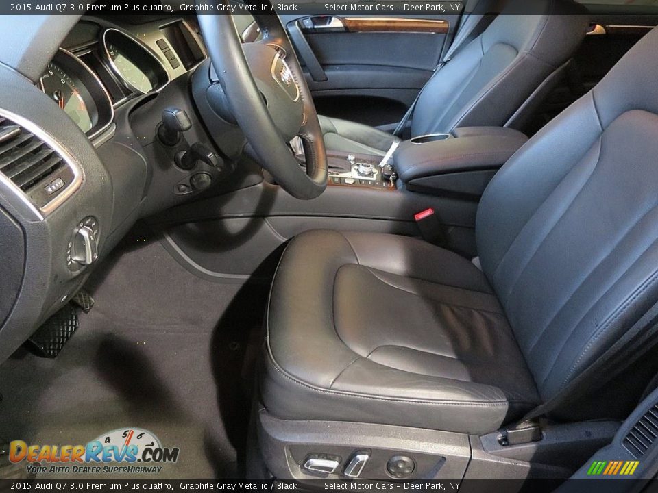 2015 Audi Q7 3.0 Premium Plus quattro Graphite Gray Metallic / Black Photo #14