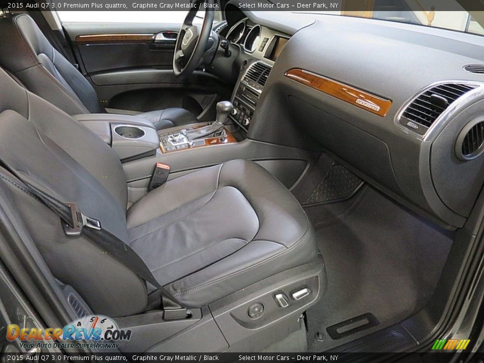 2015 Audi Q7 3.0 Premium Plus quattro Graphite Gray Metallic / Black Photo #16