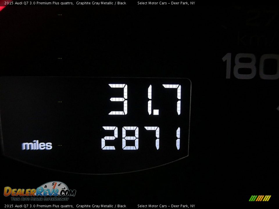 2015 Audi Q7 3.0 Premium Plus quattro Graphite Gray Metallic / Black Photo #28