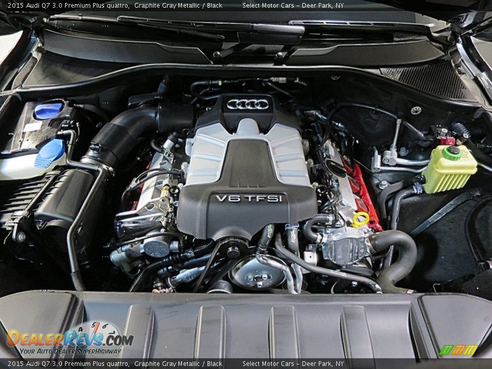 2015 Audi Q7 3.0 Premium Plus quattro Graphite Gray Metallic / Black Photo #29