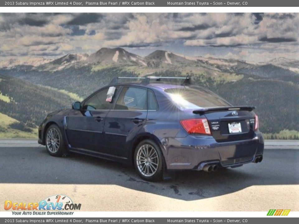 2013 Subaru Impreza WRX Limited 4 Door Plasma Blue Pearl / WRX Carbon Black Photo #8