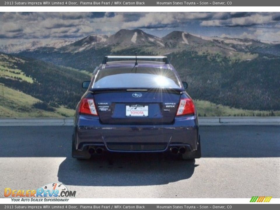 2013 Subaru Impreza WRX Limited 4 Door Plasma Blue Pearl / WRX Carbon Black Photo #9