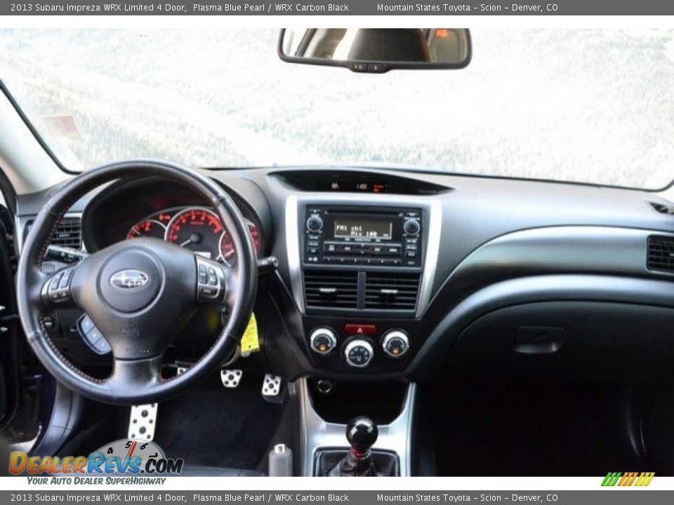 2013 Subaru Impreza WRX Limited 4 Door Plasma Blue Pearl / WRX Carbon Black Photo #13