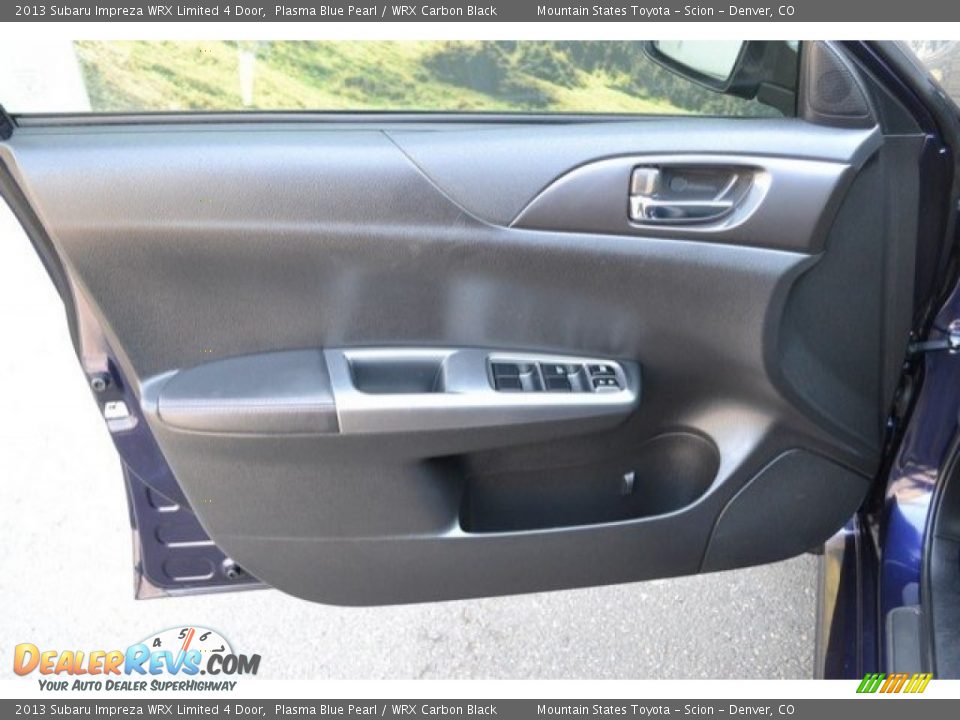 2013 Subaru Impreza WRX Limited 4 Door Plasma Blue Pearl / WRX Carbon Black Photo #25