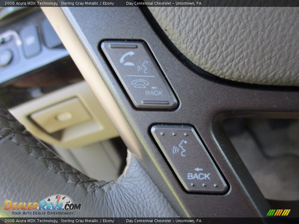 2008 Acura MDX Technology Sterling Gray Metallic / Ebony Photo #9