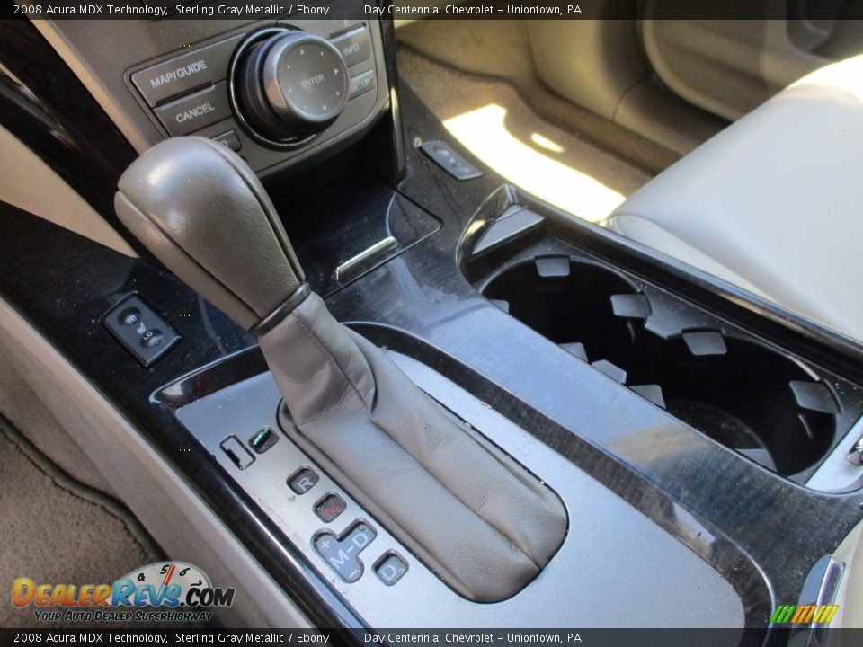 2008 Acura MDX Technology Sterling Gray Metallic / Ebony Photo #34