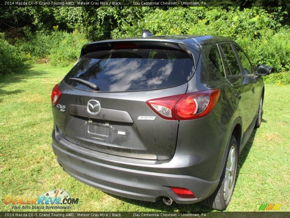 2014 Mazda CX-5 Grand Touring AWD Meteor Gray Mica / Black Photo #10