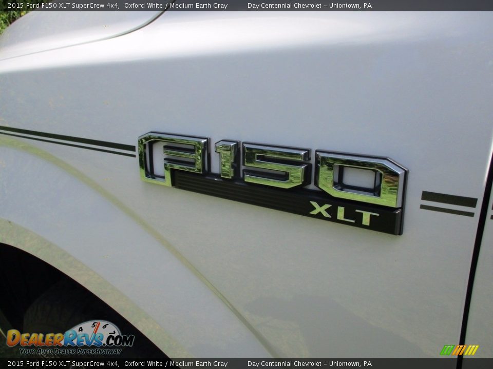 2015 Ford F150 XLT SuperCrew 4x4 Oxford White / Medium Earth Gray Photo #21