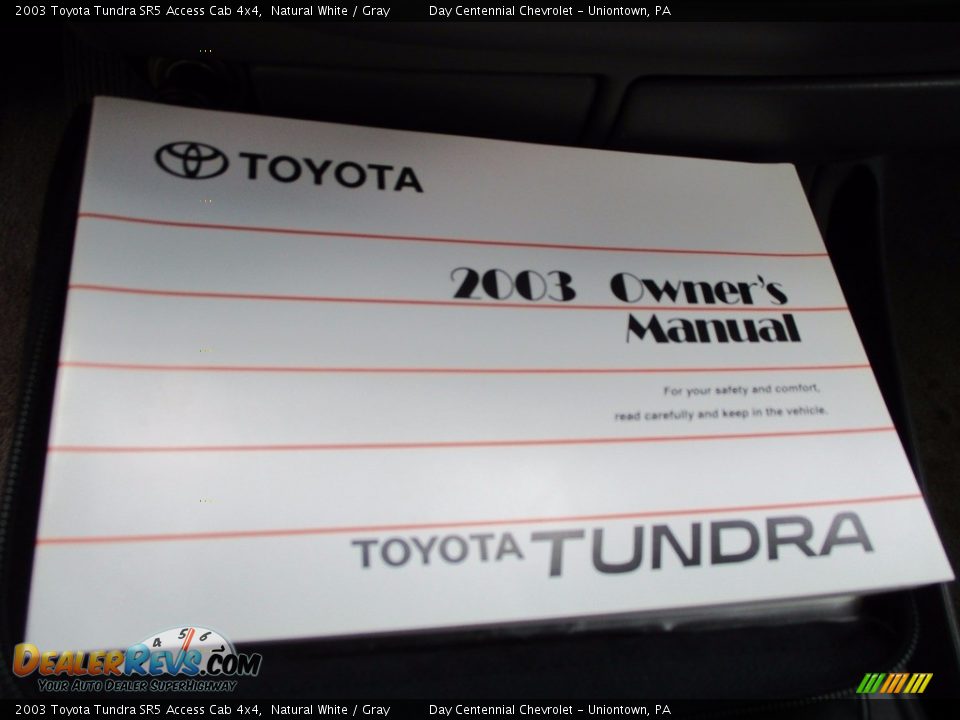 2003 Toyota Tundra SR5 Access Cab 4x4 Natural White / Gray Photo #34