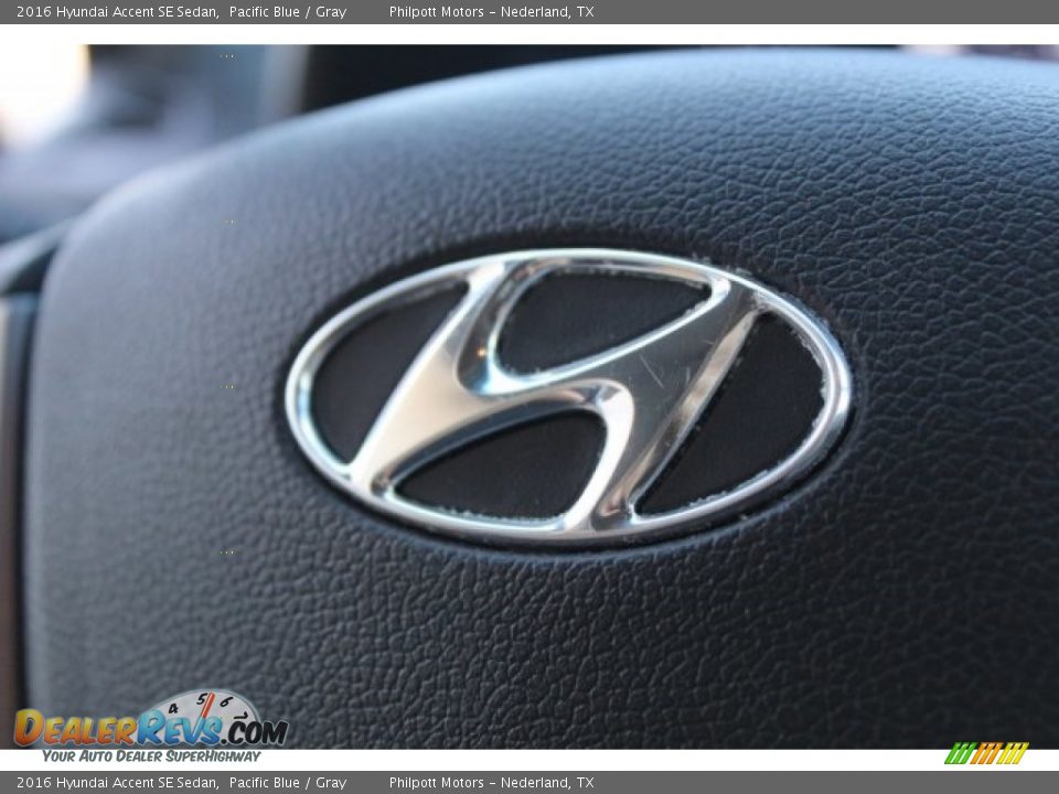 2016 Hyundai Accent SE Sedan Pacific Blue / Gray Photo #20