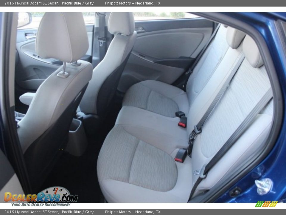 2016 Hyundai Accent SE Sedan Pacific Blue / Gray Photo #23