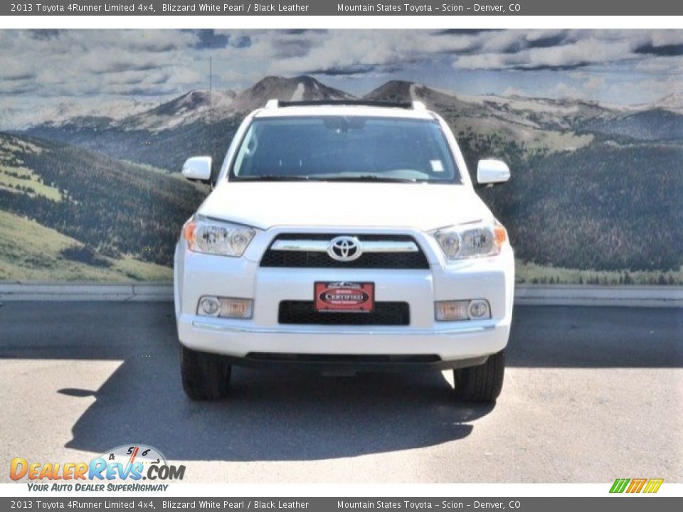 2013 Toyota 4Runner Limited 4x4 Blizzard White Pearl / Black Leather Photo #4