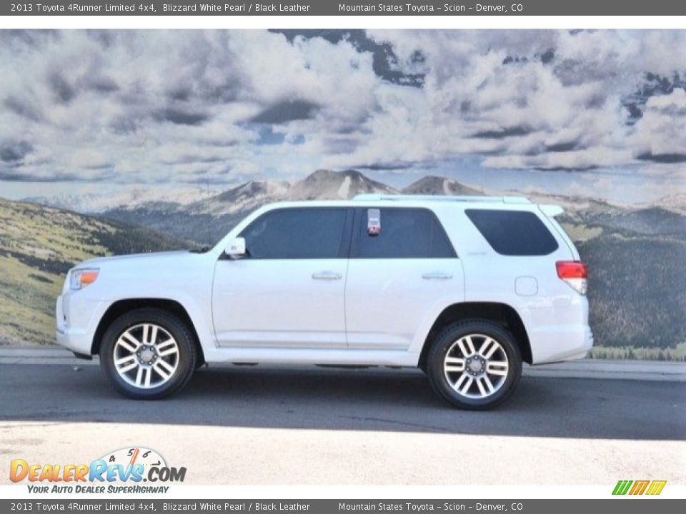 2013 Toyota 4Runner Limited 4x4 Blizzard White Pearl / Black Leather Photo #6