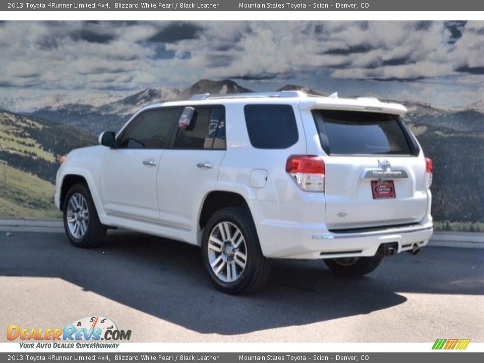 2013 Toyota 4Runner Limited 4x4 Blizzard White Pearl / Black Leather Photo #8