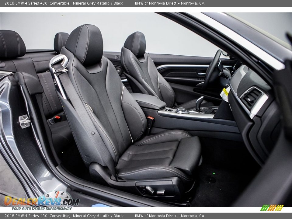2018 BMW 4 Series 430i Convertible Mineral Grey Metallic / Black Photo #2