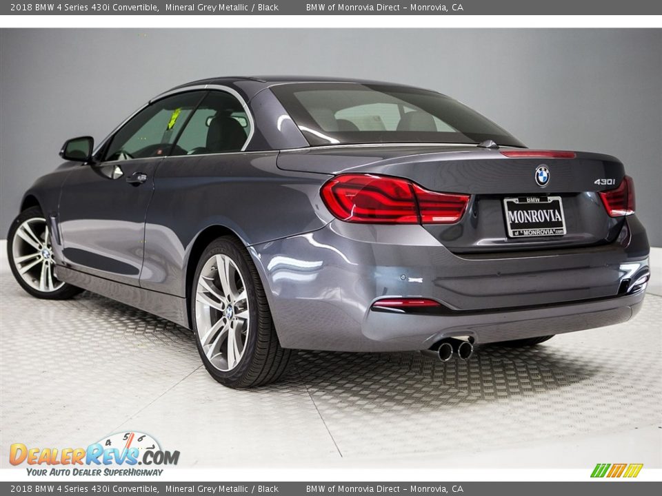 2018 BMW 4 Series 430i Convertible Mineral Grey Metallic / Black Photo #3